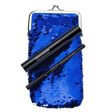 Eyem Set Mascarone Triple Volume Mascara And Eye Pencil With Blu-Lux Glasses Case