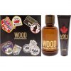 Wood by Dsquared2 for Men 2 Pc Gift Set 3.4oz EDT Spray 5.0oz Bath and Shower Gel