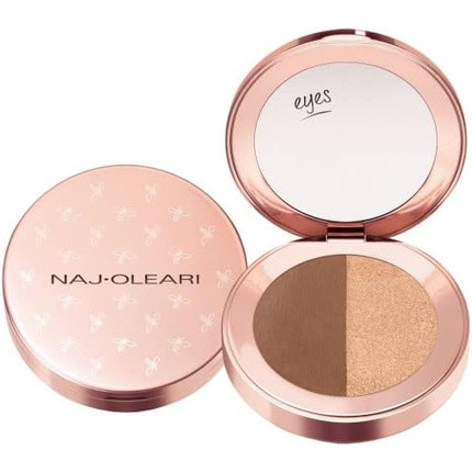 Naj Oleari Intense Color Eyeshadow Duo 03 Pink and Silver