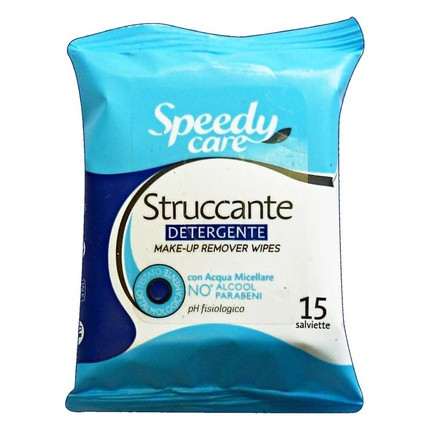 SPEEDY CARE Makeup Remover Wipes X 15 Pezzi