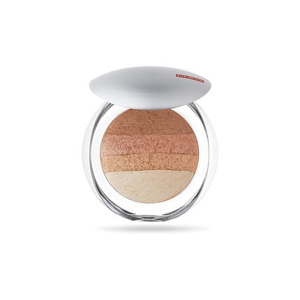 PUPA Milano Luminys Baked All Over Illuminating Blush-Powder 4 Tone 05 Gold Stripes 0.32 Oz