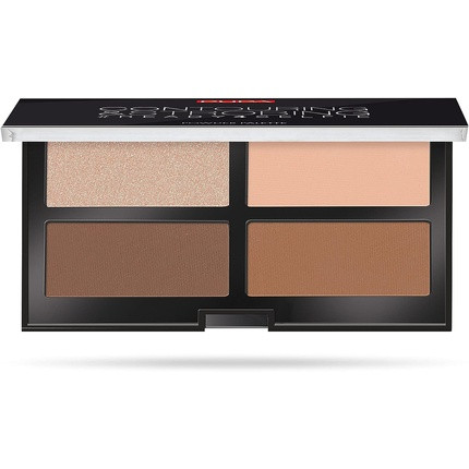 Pupa Contouring And Strobing Powder Palette 003 Darkskin