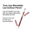 Pupa Milano True Lips Blendable Lip Liner Dual-Ended Matte Lining Color and Brush 010 Burnt Sienna 0.042oz