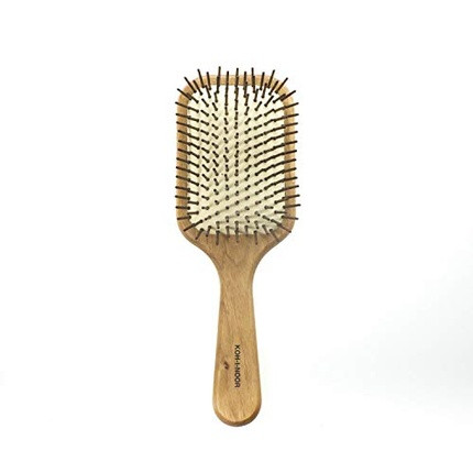 KOH-I-NOOR SpA Wooden Paddle Brush with Cylindrical Wood Pins