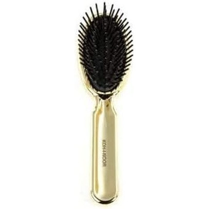 Koh-I-Noor Oval Cushion Brush Small With Picchi Cylindrical Plastic Color Gold