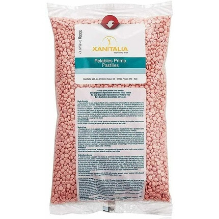 Xanitalia Brazilian Pink Pearl Wax for Full Body Hair Removal Without Strips 1kg