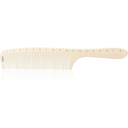 Xanitalia Pro Handle Cutting Comb with Centimeter 19.5cm