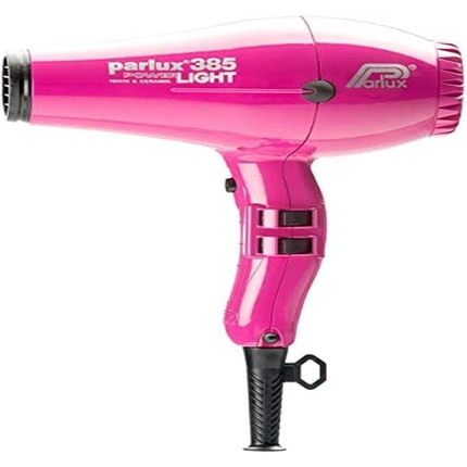 Parlux Light 385 Fuchsia Hair Dryer in Black