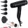 GAMMA+ XCELL S Ionic Hair Dryer 290g Ultra-Light Hair Dryer with Bacteria-Killing Effect Quiet Smart Memory LED Interface Self-Cleaning Technology - Matte Black