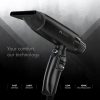 GAMMA+ Ionic Hybrid Hair Dryer Lightweight Quiet Ergonomic Digital Motor 100000 RPM Triple Protection Filter 2 Nozzles 1 Diffuser Matte Black