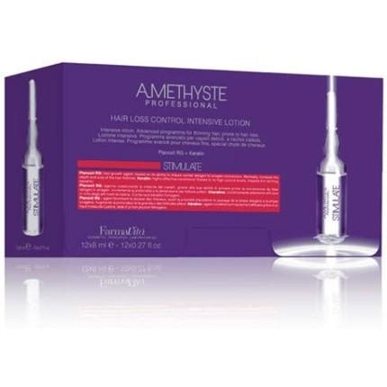 FARMAVITA AMETHISTE STIMULATE HAIR LOSS CONTROL INTENSIVE LOTION 8ml - Pack of 12