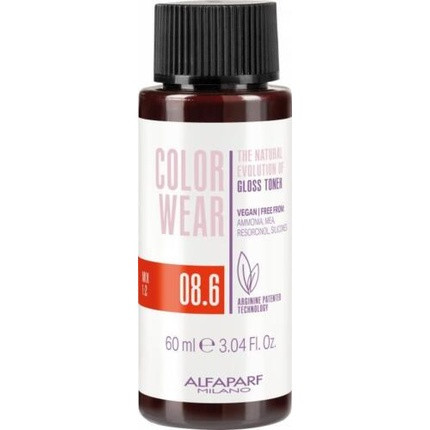 Alfaparf Color Wear Gloss Toner 08.6 Soft Light Red Blonde