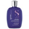 Alfaparf Milano Semi di Lino Blonde Anti-Yellow Low Shampoo for Blonde Platinum and Silver Hair - Sulfate Free Purple Shampoo - Corrects Brassiness