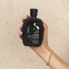 ALFAPARF MILANO Semi Di Lino Detoxifying Low Shampoo Clarifying Shampoo for Build Up & Other Impurities Gentle Hard Water Shampoo for Oily Hair Cleansing Scalp Build Up Remover 8.45 fl oz