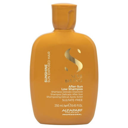 Alfaparf Milano Semi di Lino Sunshine Sulfate Free Shampoo After Sun Chlorine Protection Vegan Formula For Shiny Silky and Protected Hair