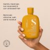 Alfaparf Milano Semi di Lino Sunshine Sulfate Free Shampoo After Sun Chlorine Protection Vegan Formula For Shiny Silky and Protected Hair