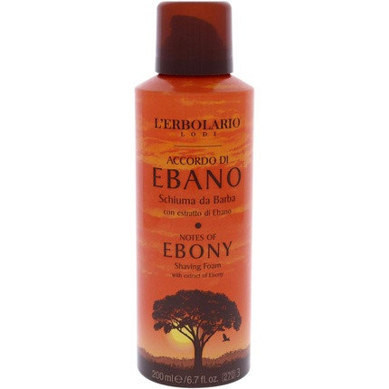 L'erbolario Ebony Beard Foam 200ml Fragrant Shaving