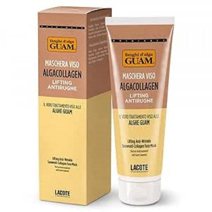 Guam Algacollagen Lifting Anti-Wrinkle Face Mask with Pink Clay and Guam Algae Anti-Aging Effect Made in Italy 75ml