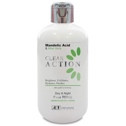 A3 Clear Action Day & Night Face Tonic with Mandelic Acid & Aloe Vera 200ml