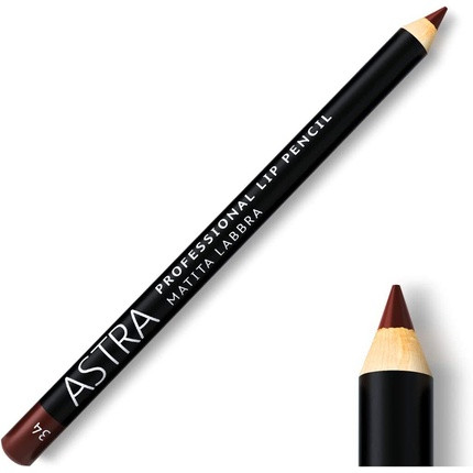 Long Lasting Lip Pencil in Chestnut Shade 34