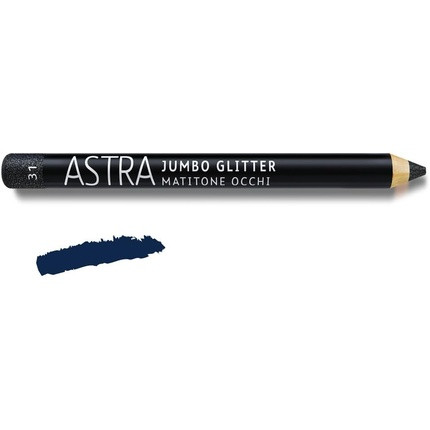 ASTRA Jumbo Glitter 32 Blue Sheen Eye Pencil