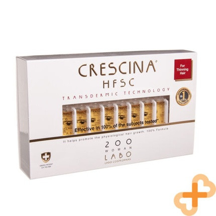 Crescina HFSC Transdermic 200 Woman Promotes Hair Growth Anti-Thinning 20x3.5ml