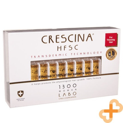 Crescina HFSC Transdermic 1300 Women Hair Growth Thinned Scalp 20x3.5ml