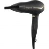 BEPER 40.404 Hair Dryer 2200 Watt with Soft Touch Folding Handle, Diffuser and Concentrator Black/Gold