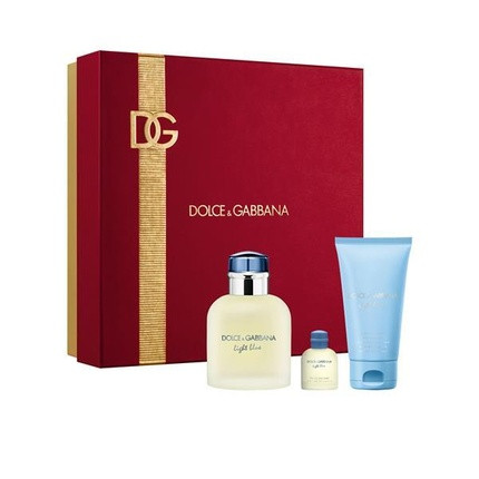 Dolce & Gabbana Light Blue Pour Homme - Eau De Toilette 75 Ml + Shower Gel 50 Ml + Eau De Toilette 4.5 Ml