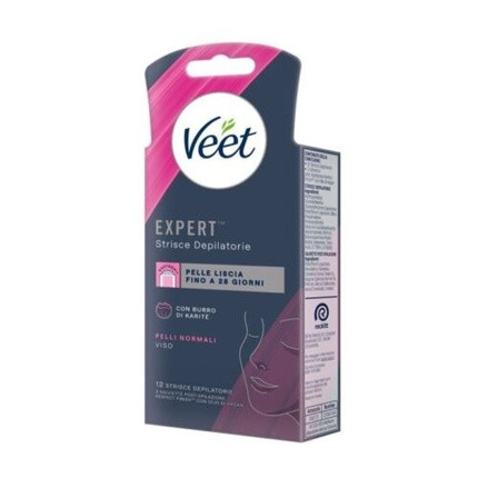 Veet Expert Depilatory Strips for Normal Skin 12 Strips