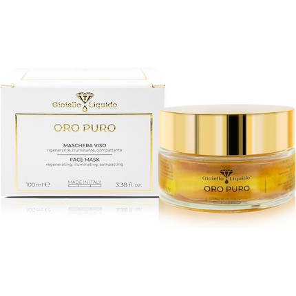 Face Mask with Pure Hyaluronic Acid and Colloidal Gold Regenerates Face Cells and Collagen For All Skin Types 100ml