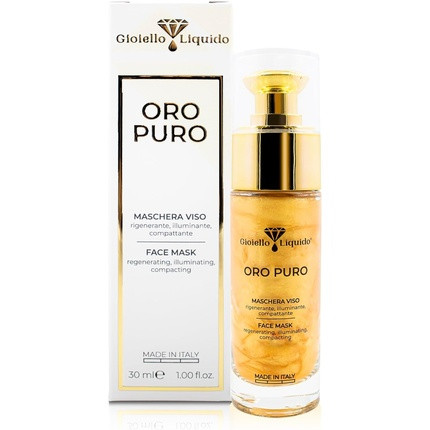 Face Mask with Pure Hyaluronic Acid and Colloidal Gold Regenerates Face Cells and Collagen For All Skin Types 30ml