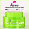 7Days Nourishing Face Mask Anti Aging with Avocado Oil and Shea Butter - Overnight Beauty Korean Mask - Nourishing Rich Night Facial Mask Avocado Squash