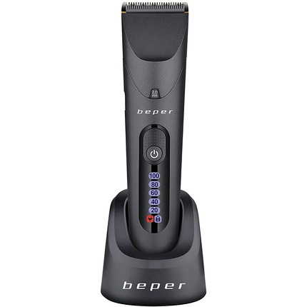 BEPER 40.743 Rechargeable Digital Hair Clipper with 32 Length Settings