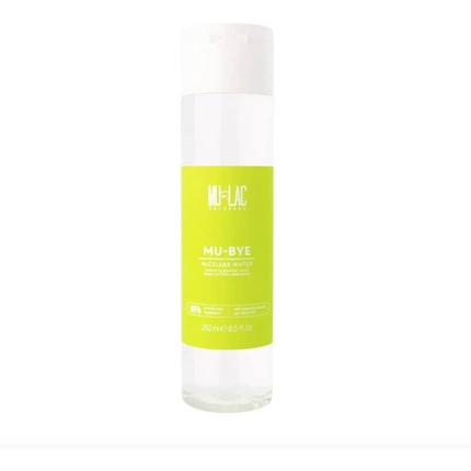 Mulac Cosmetics MU-BYE Micellar Water Detergent Without Perfume Vegan 250ml