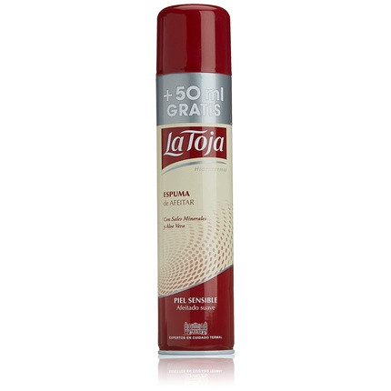 LA TOJA Shaving Foam for Sensitive Skin Spray 250+50ml Unisex