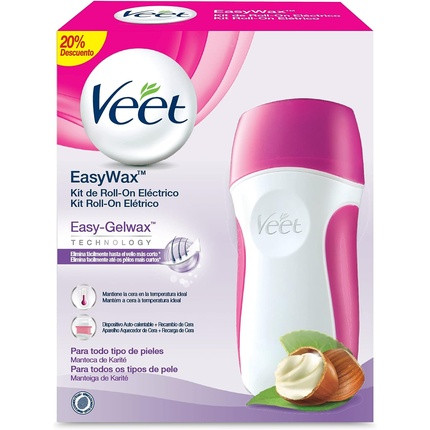 Veet Easy Wax Roll-On Electric Kit