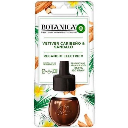 Air-Wick Botanica Caribbean Vetiver & Sandalwood Electric Air Freshener Refill 19ml