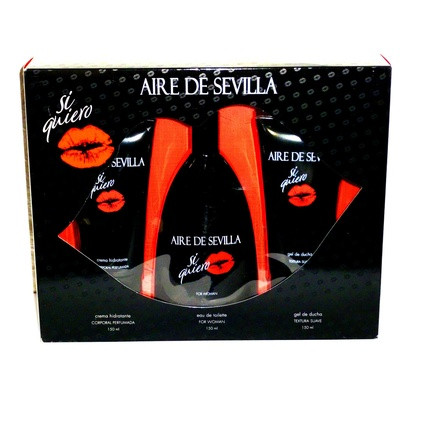 Aire de Sevilla Si Quiero Woman Set 150ml EDP + 150ml BL + 150ml DG