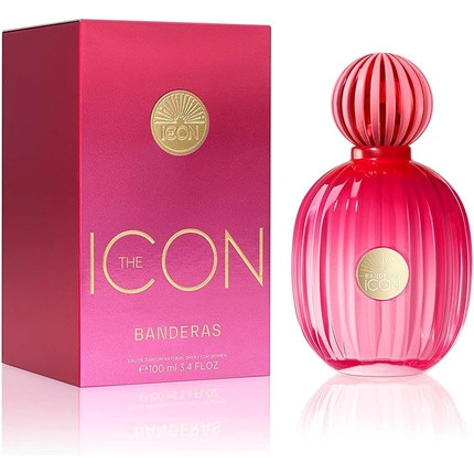 Antonio Banderas The Icon Woman Eau De Perfume for Women Long Lasting Elegant Sophisticated and Sensual Scent Vanilla Floral and Fruity Notes Ideal for Special Events 100ml