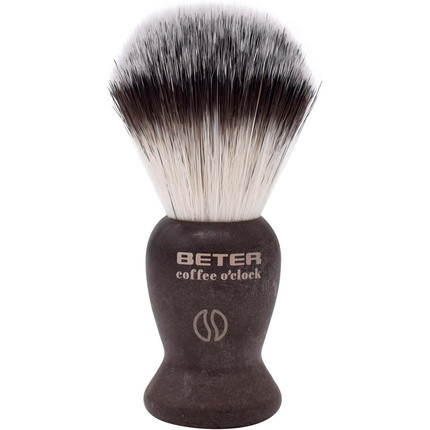 Beter Shaving Brush with Synthetic Bristles for Vegans Coffee O'clock Model