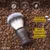 Beter Shaving Brush with Synthetic Bristles for Vegans Coffee O'clock Model