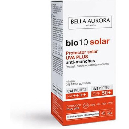 Bella Aurora Bio 10 Solar Grape Plus Sensitive Skin Spf50 50ml Or Cream