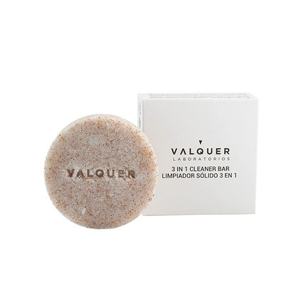 Valquer Laboratorios Válquer Solid Face Cleanser with Natural Plant-Based Exfoliation 50g Triple Action