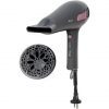 Jata JBSC1070 Professional Hair Dryer with Retractable Cord 3 Temperature Settings 3 Air Flows Extra Flat Air Concentrator with Air Diffuser Lightweight Black