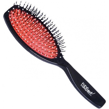 Eurostil Fuelle Hair Brush with White and Black Bristles