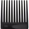 EUROSTIL Black Teasing Comb with 11 Prongs