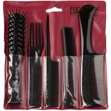 Eurostil Professional 4 Combs and Skeleton Set