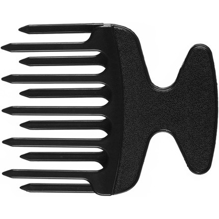 EUROSTIL Shampoo Comb Double PUA 18cm - Black