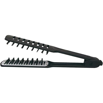 Eurostil Double Boar Bristle Straightening and Drying Brush Black 1 Unit